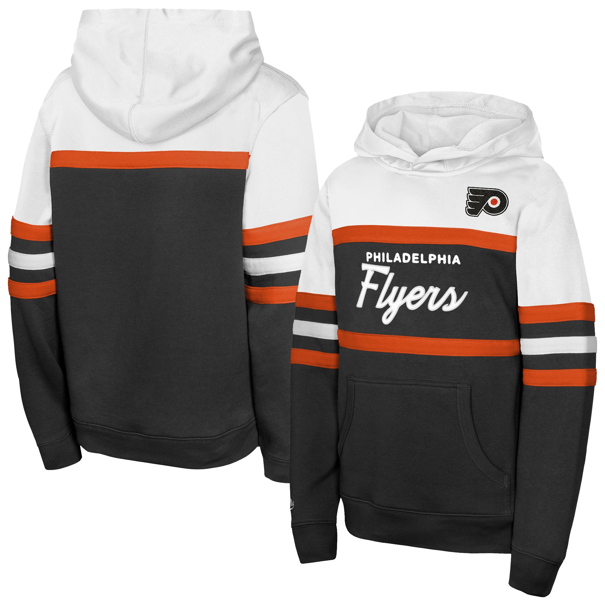 Youth Mitchell & Ness Black Philadelphia Flyers Head Coach Hoodie