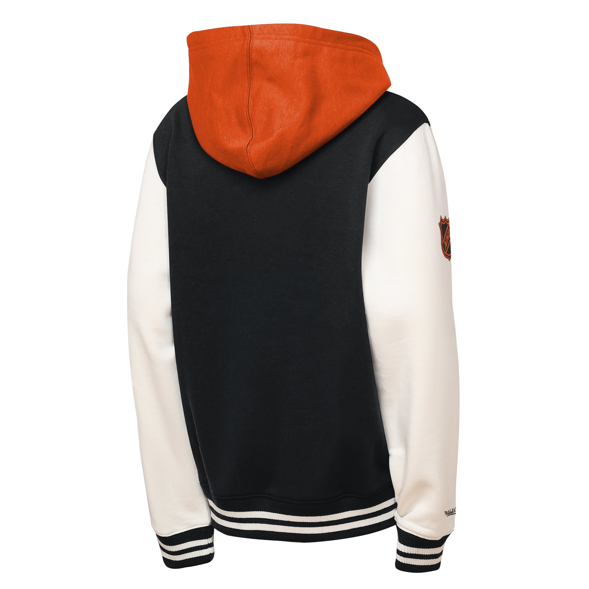 Youth Mitchell & Ness  Black Philadelphia Flyers Rink Side Full-Snap Fleece Jacket