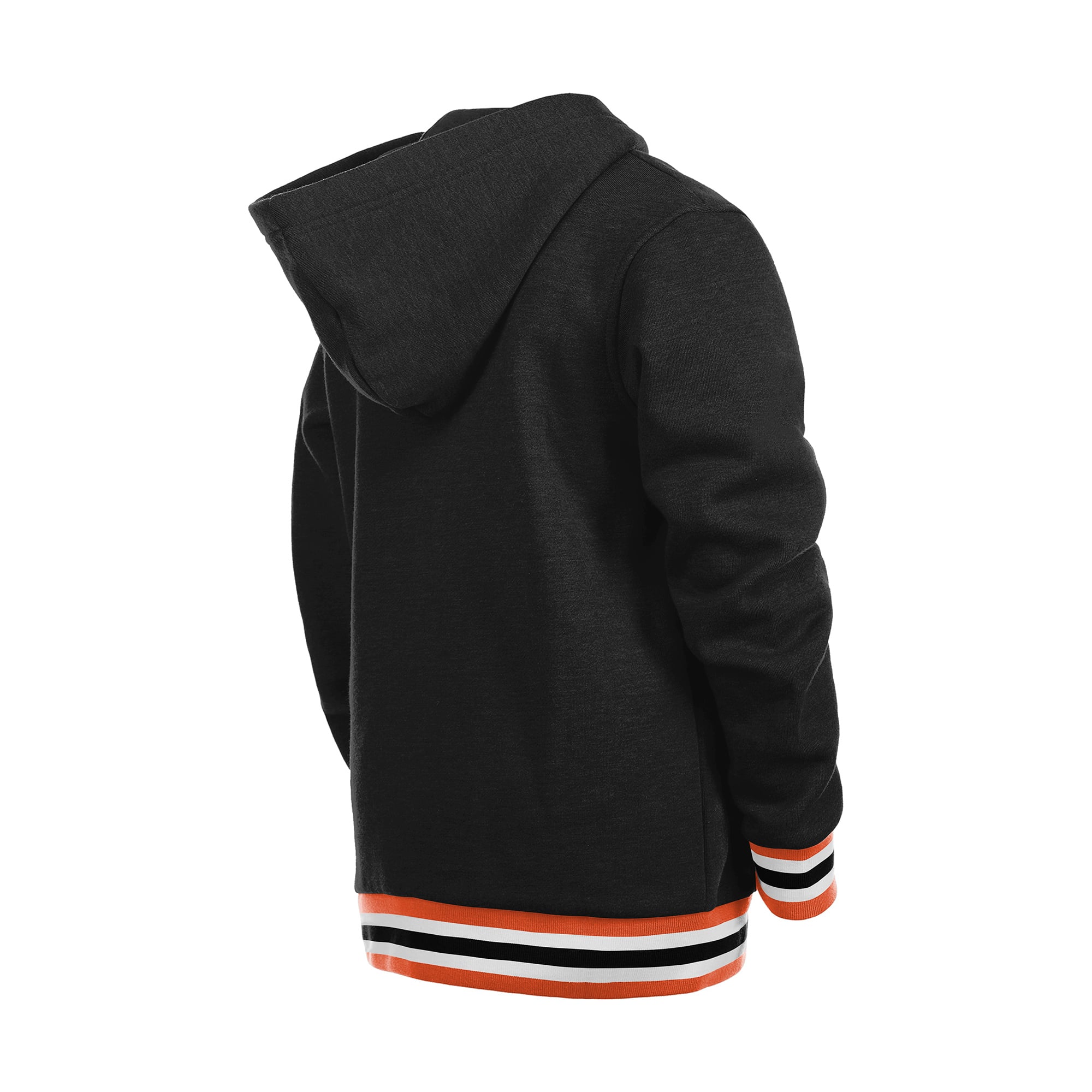 Youth New Era Black Philadelphia Flyers Knit Trim Pullover Hoodie