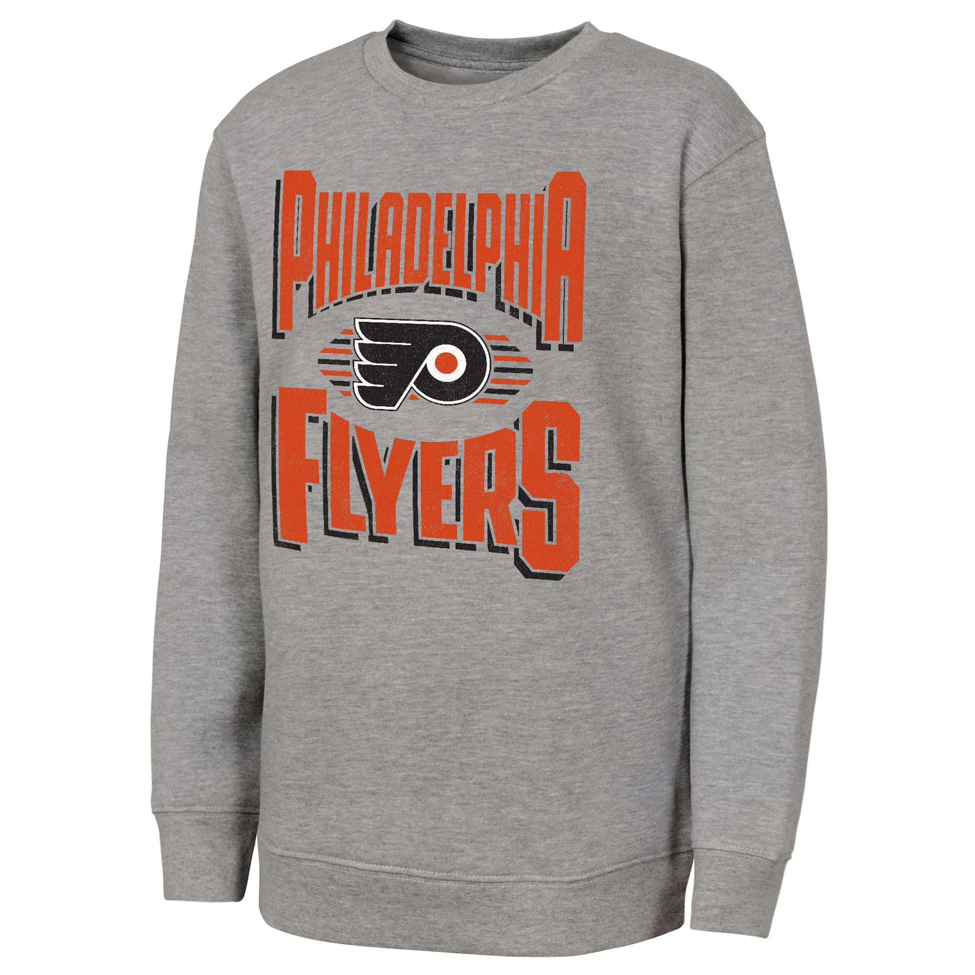 Sweat-shirt gris Jet Stream des Flyers de Philadelphie pour jeunes la marque Outerstuff