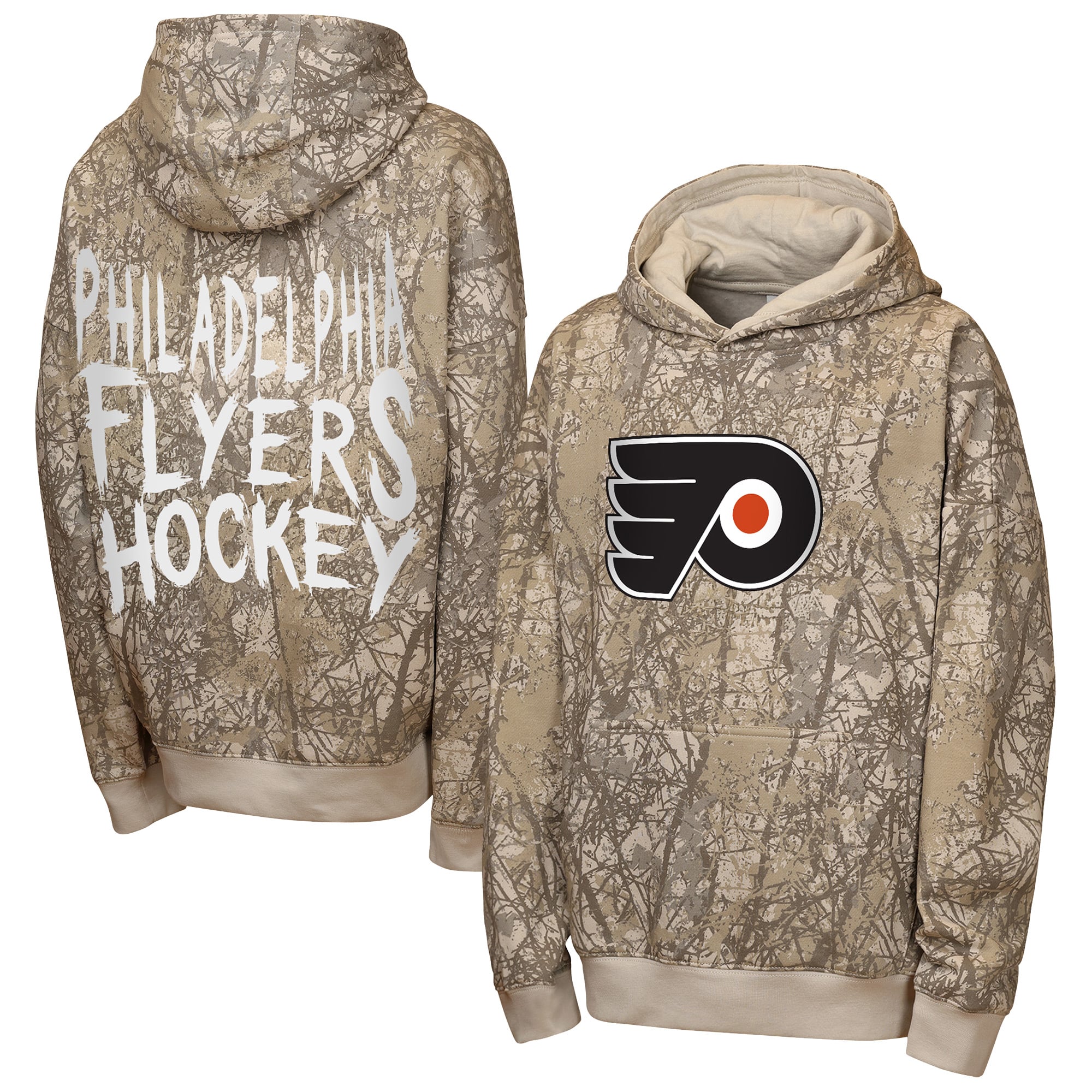 Sweat à capuche oversize Youth Outerstuff Natural Philadelphia Flyers Fast & Furious