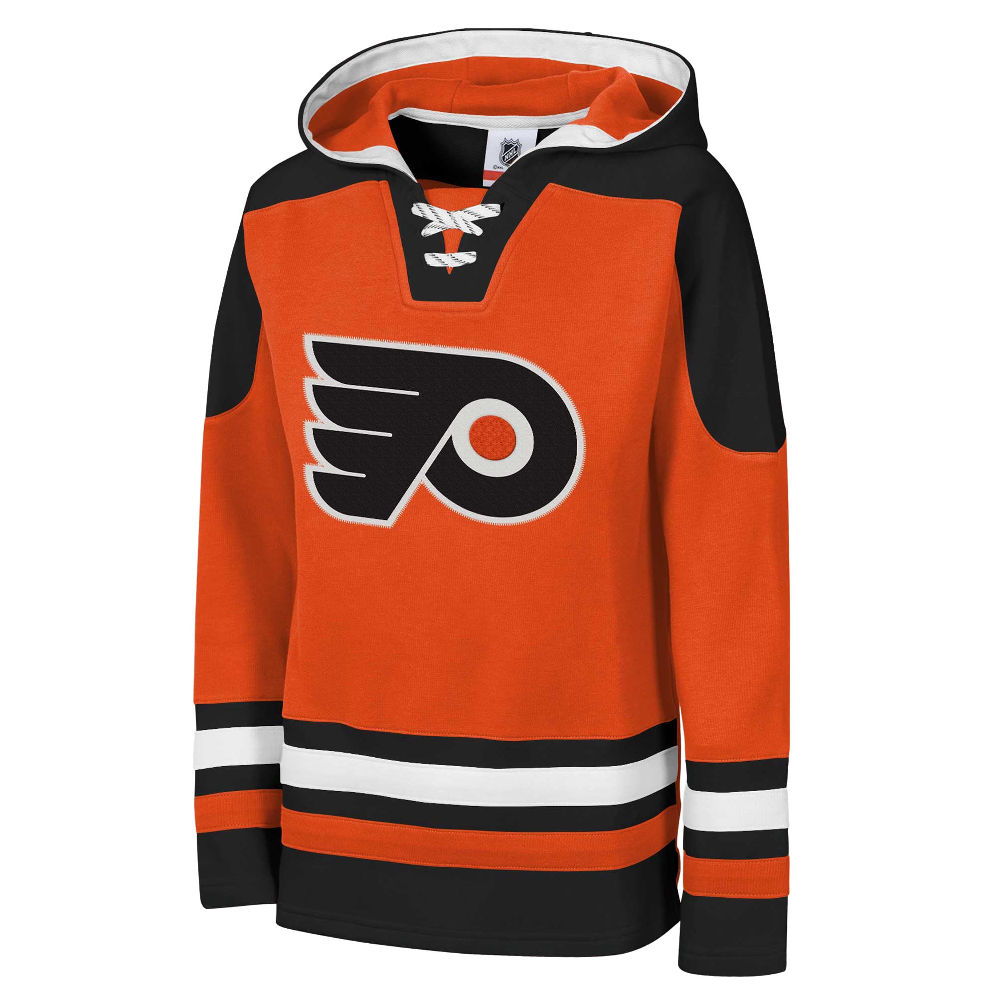 Sweat à capuche raglan domicile Youth Outerstuff orange Philadelphia Flyers Ageless Must Have