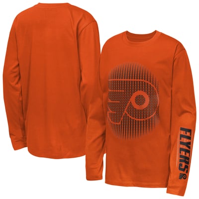 Philadelphia Flyers Outerstuff Youth Regroup & Reset Long Sleeve T-Shirt - Orange