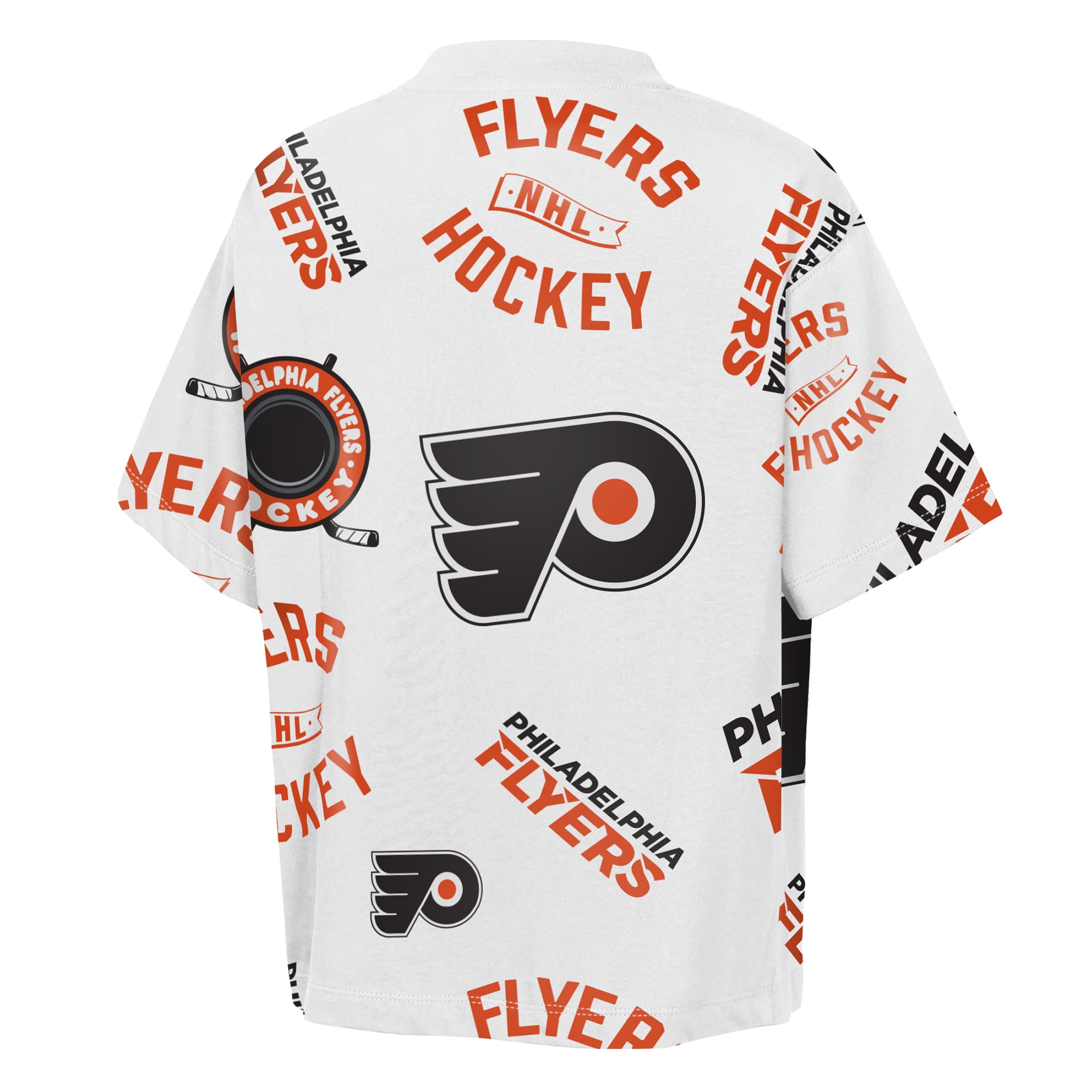 T-shirt blanc Youth Outerstuff Philadelphia Flyers Unstoppable Elevable