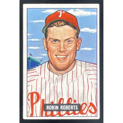 1951 Bowman #3 Robin Roberts