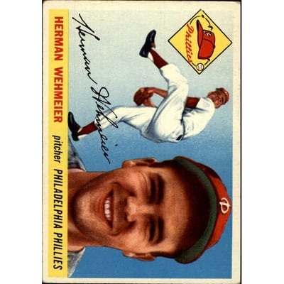 1955 Topps #29 Herman Wehmeier