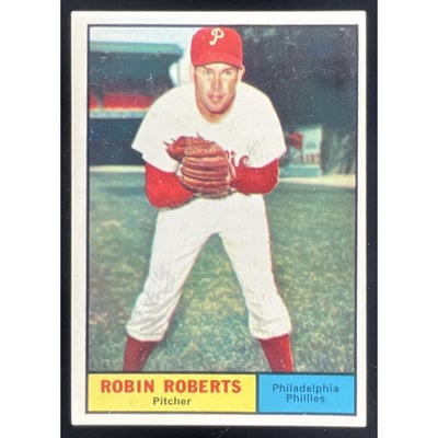 1961 Topps #20 Robin Roberts