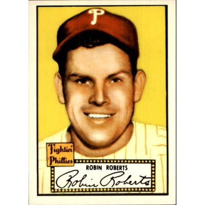 1983 Topps 1952 Reprint #59 Robin Roberts