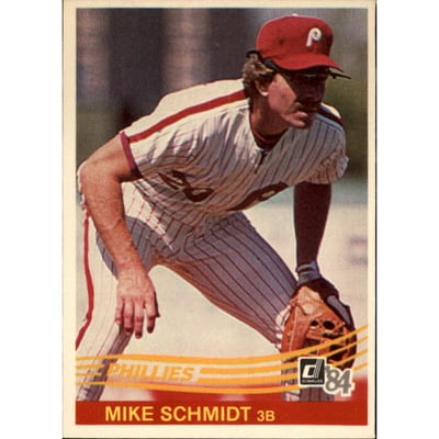 1984 Donruss #183 Mike Schmidt