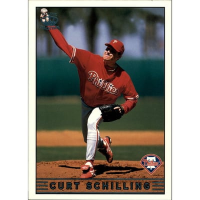 1999 Pacific Crown Collection Platinum Blue #215 Curt Schilling