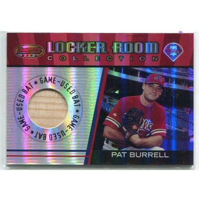 2001 Bowman's Best Locker Room Collection Lumber #LRCLPB Pat Burrell