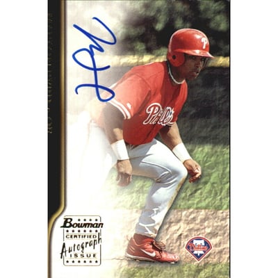 2002 Bowman Autographs #BAMB Marlon Byrd B