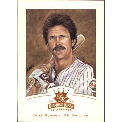 2002 Diamond Kings Bronze Foil #137 Mike Schmidt