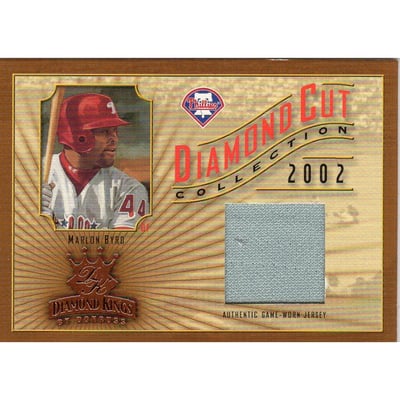 2002 Diamond Kings Diamond Cut Collection #DC49 Marlon Byrd Jsy/500