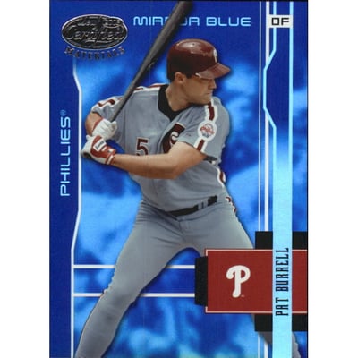 2003 Leaf Certified Materials Mirror Blue #141 Pat Burrell