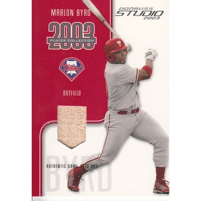 2003 Studio Player Collection #15 Marlon Byrd Bat
