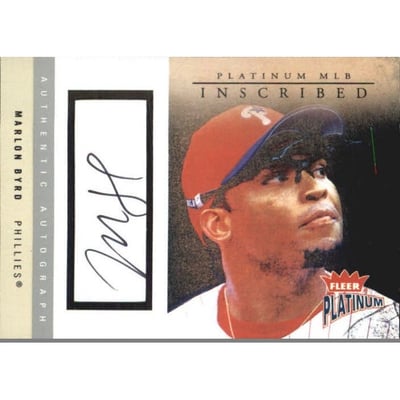 2004 Fleer Platinum Inscribed #MB Marlon Byrd/255
