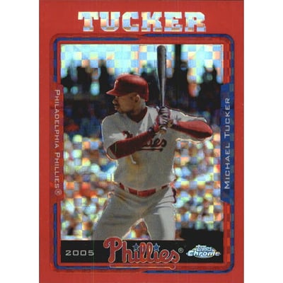 2005 Topps Chrome Update Red X-Fractors #4 Michael Tucker
