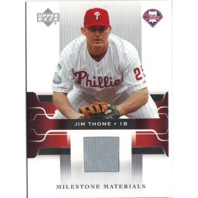 2005 Upper Deck Game Jersey #JT Jim Thome SP