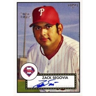 2007 Topps '52 Signatures #ZS Zack Segovia E