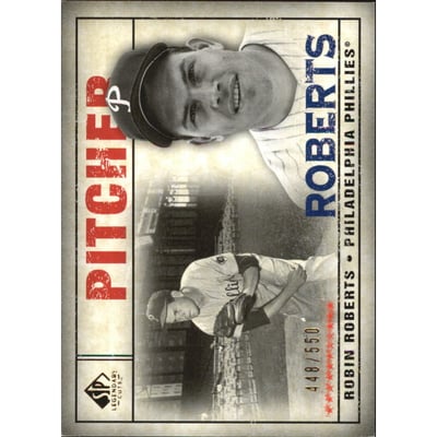 2008 SP Legendary Cuts #188 Robin Roberts