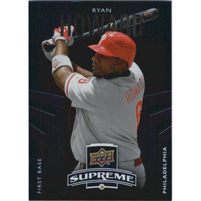 2010 Upper Deck Supreme Blue #S34 Ryan Howard