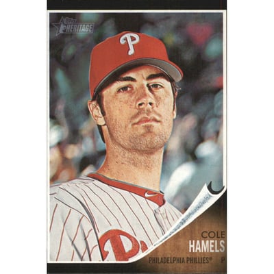 2011 Topps Heritage Black #C10 Cole Hamels