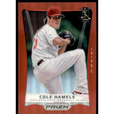 2012 Panini Prizm Prizms Red #86 Cole Hamels