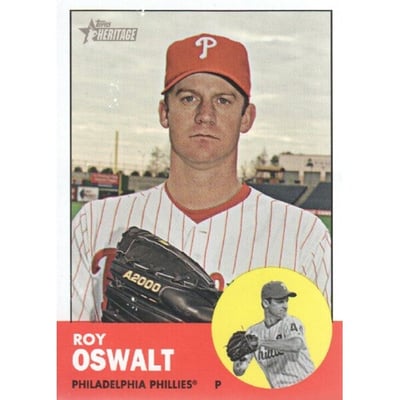 2012 Topps Heritage #478 Roy Oswalt SP