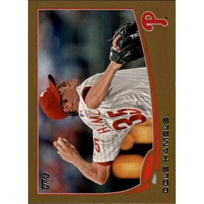 2013 Topps Mini Gold #332 Cole Hamels