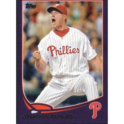 2013 Topps Toys R Us Purple Border #514 Jonathan Papelbon