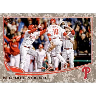 2013 Topps Update Camo #US90 Michael Young