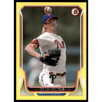2014 Bowman Yellow #67 Cole Hamels