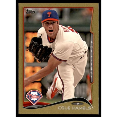 2014 Topps Mini Gold #196 Cole Hamels