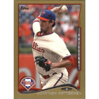 2014 Topps Mini Gold #609 Jonathan Pettibone