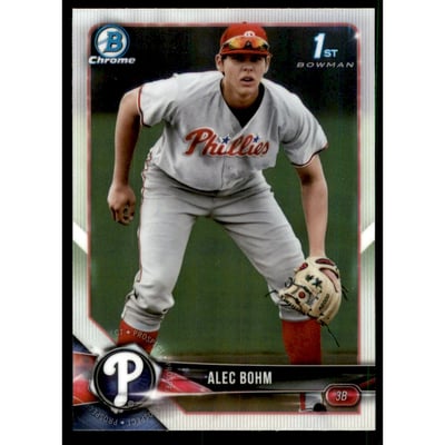 2018 Bowman Chrome Draft #BDC25 Alec Bohm