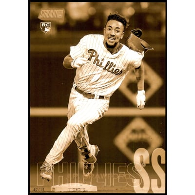 2018 Stadium Club 5x7 Gold #45 J.P. Crawford