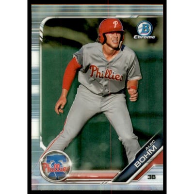 2019 Bowman Chrome Draft Refractors #BDC162 Alec Bohm