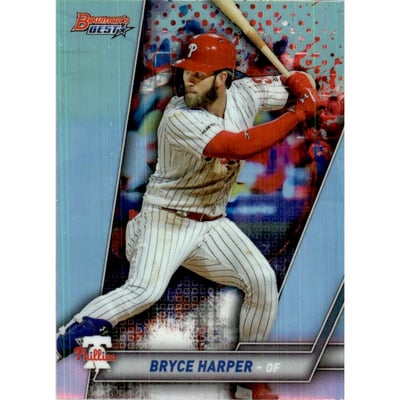 2019 Bowman's Best Refractors #56 Bryce Harper