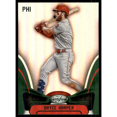 2019 Certified Green #2 Bryce Harper