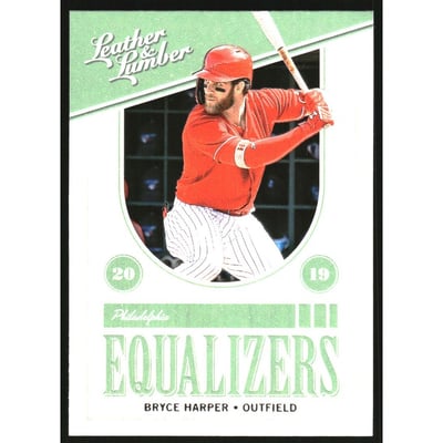 2019 Panini Leather and Lumber Equalizers #16 Bryce Harper