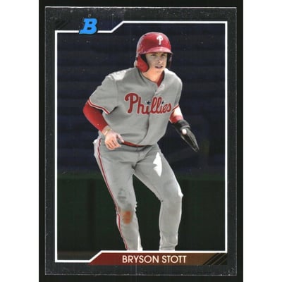 2020 Bowman Heritage Chrome Prospects #92CPBS Bryson Stott