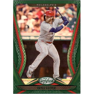 2020 Certified Green #8 Bryce Harper