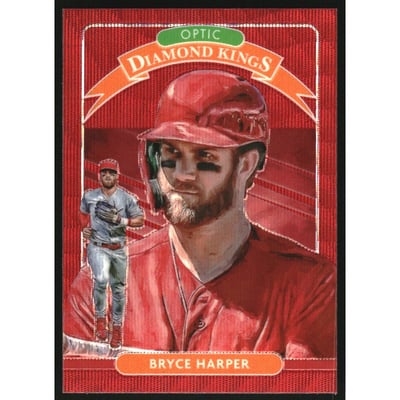 2020 Donruss Optic Red Wave #24 Bryce Harper DK