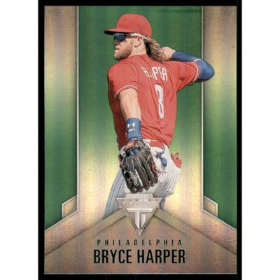 2020 Panini Titanium Green #3 Bryce Harper