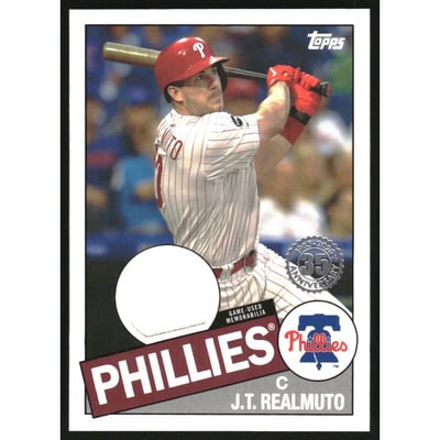 2020 Topps '85 Topps Relics #85TRJR J.T. Realmuto S2