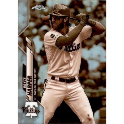 2020 Topps Chrome Sepia Refractors #97 Bryce Harper