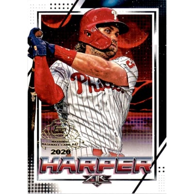 2020 Topps Chrome Topps Fire Preview #FP7 Bryce Harper
