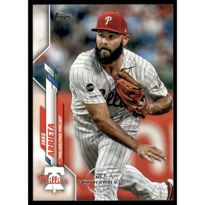 2020 Topps Factory Set 582 Montgomery Club #144 Jake Arrieta