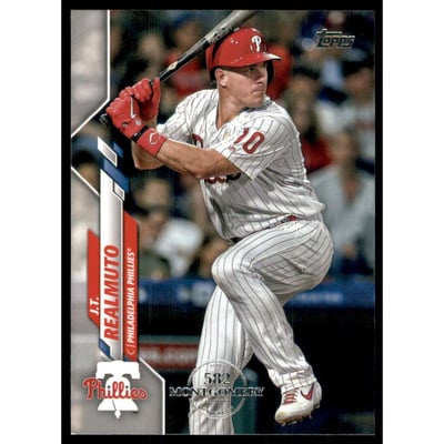 2020 Topps Factory Set 582 Montgomery Club #220 J.T. Realmuto